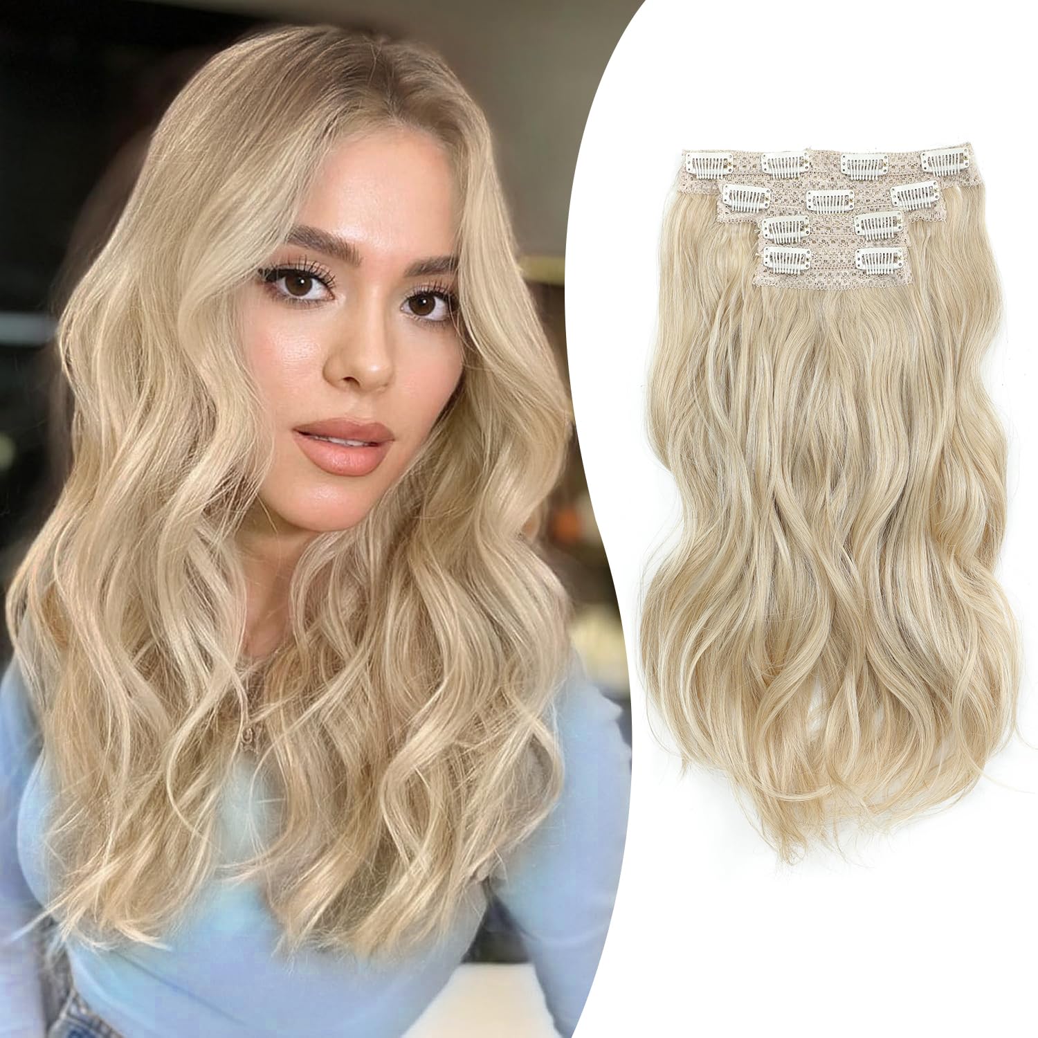 FINE PLUS Hair Extensions Clip in
