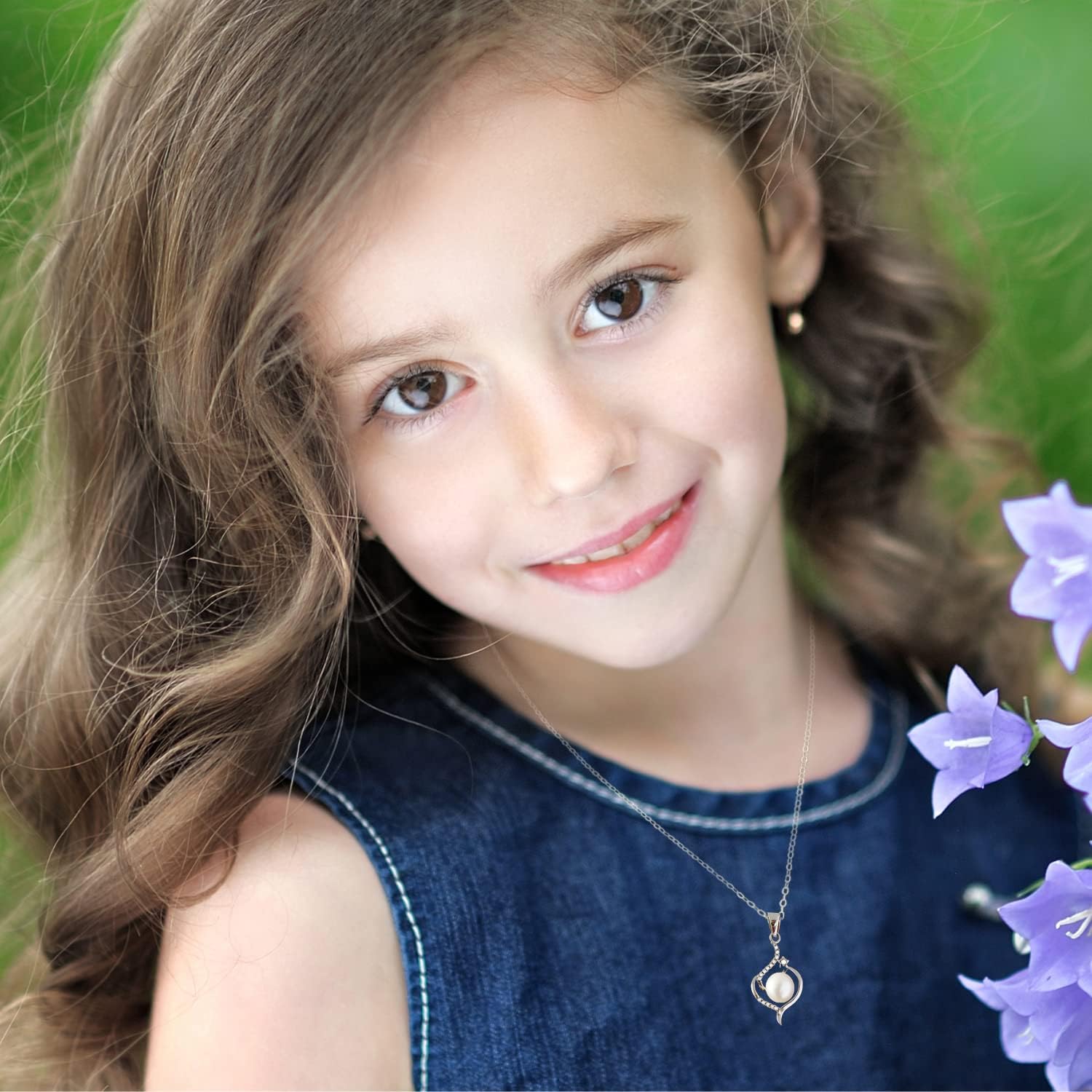 Granddaughter Necklace - Granddaughter Gifts from Grandma, Graduation Gifts for Her, Birthday Christmas Confirmation Wedding Keepsake Jewelry gifts for Granddaughter Teen Girls, Sterling Silver Freshwater Pearl Necklace - Image 8