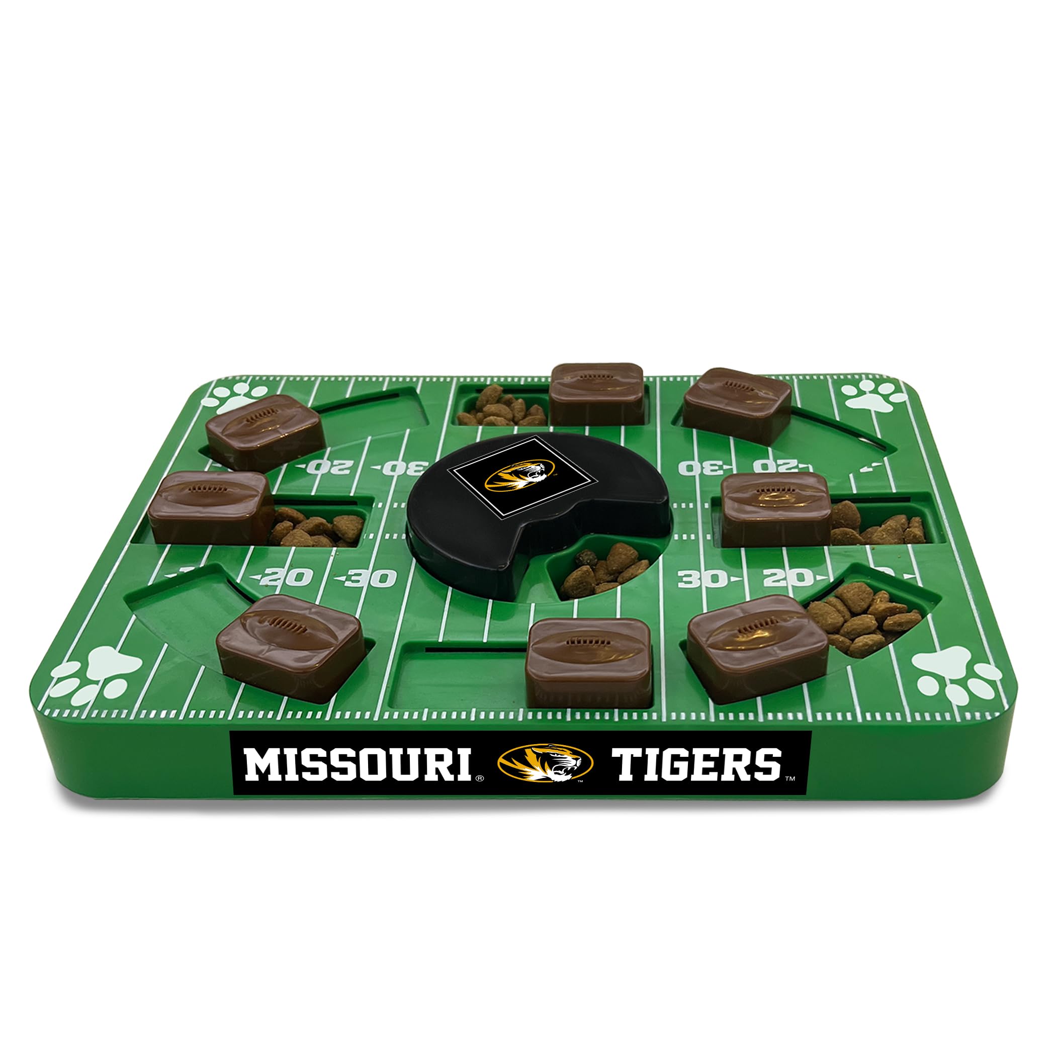 Pets First NCAA Missouri Tigers Puzzle Toy, Puzzle Treat Dog Toy, Interactive Dog Treat Toy, Dog Puzzle Feeding Slow Toy