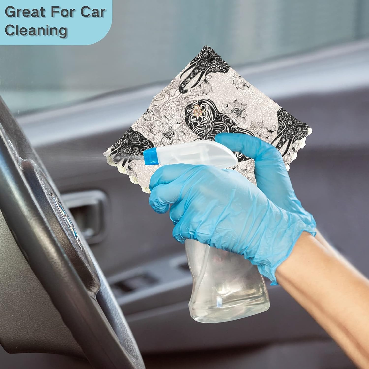 SUABO 6 Pack Dish Cloths for Washing Dishes, Elephant Head Dish Towel Rags Hand Towels for Kitchen Cleaning Counters - Image 6