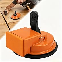 Floor Gap Fixer Tool, Heavy Duty Carbon Steel Flooring Gap Repair with 200+ lbs Suction Cup, Laminate Vinyl Plank Puller for Smooth & Lightly Textured Floors, DIY