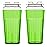 Reflo Smart Cup Bundle (Green 2-Pack) Baby-Led Weaning Montessori Cup for Toddlers Learning to Drink, Slow-Spill 360 Rim Flow-Control, BPA-Free, Made in USA, E-Guide via QR Code