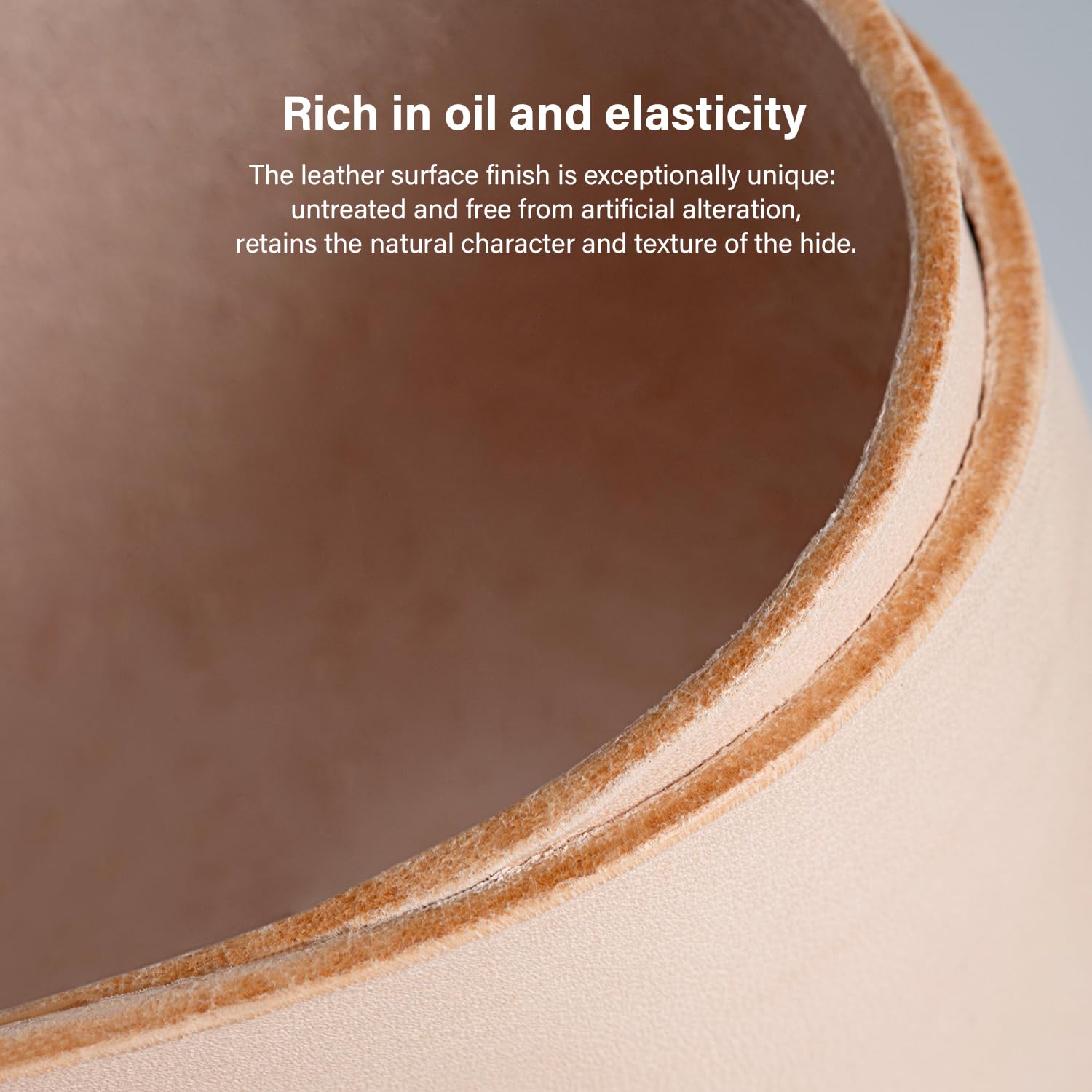WUTA Piel de vacuno curtida vegetal, piel auténtica de grano completo, para manualidades y manualidades para tallar y teñir (30 x 60 cm, aprox. 2,0-2,6 mm de grosor)