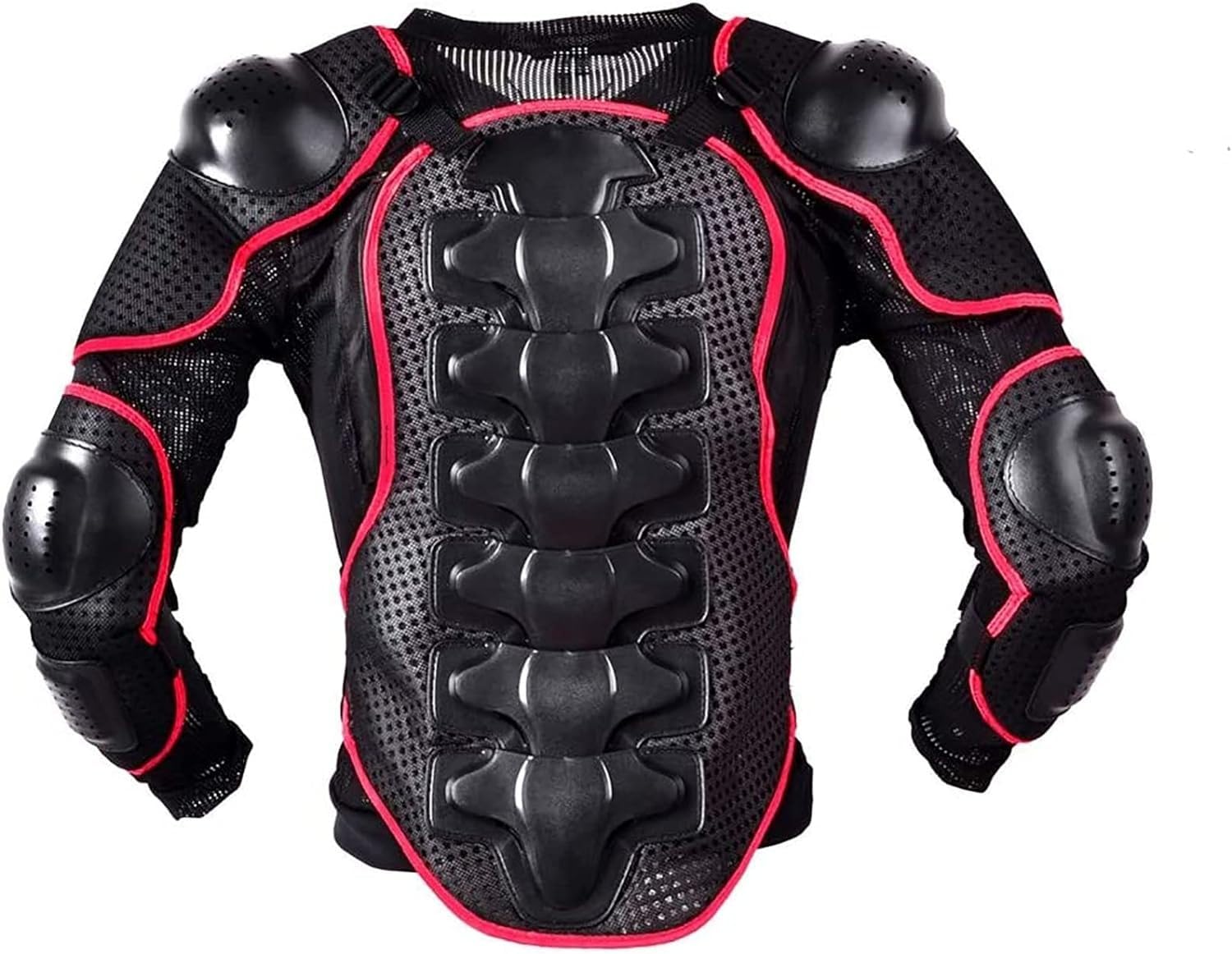 Motorrad-Ganzkörperpanzerung, Schutzausrüstung, Jacke, Pro-Straßensport, Motocross-Rennhemd, Jackenschutz Mit Brust- Und Rückenschutz, Motorrad-Schutzpanzerung B,M.