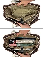 Vista 5 de JKM & Company Rolling Laptop Bag for Women Designer Wheeled Briefcase Fits 13-17" Laptops Office Travel Computer Case