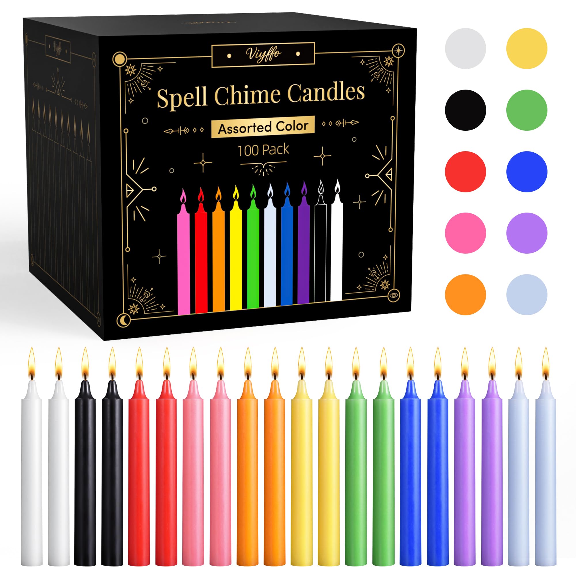 20 Pack Spell Chime Candles
