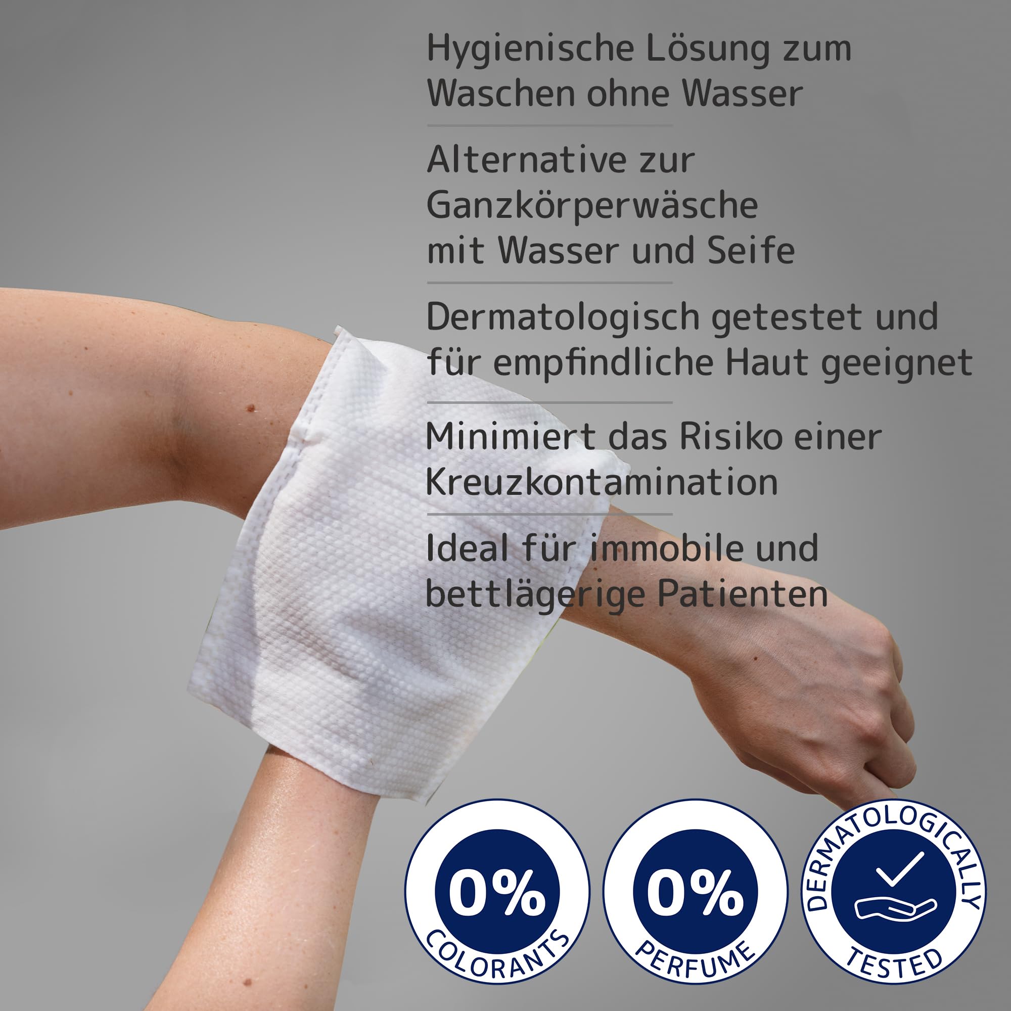 Gants Toilette Jetables Abena Gants De Toilette | Lot De 50 | Gants Jetables | Joint Ultrasonique | Testé Dermatologiquement | Substitut Des Lingettes Pour Le Corps Et Les Lingettes Pour Incontinence