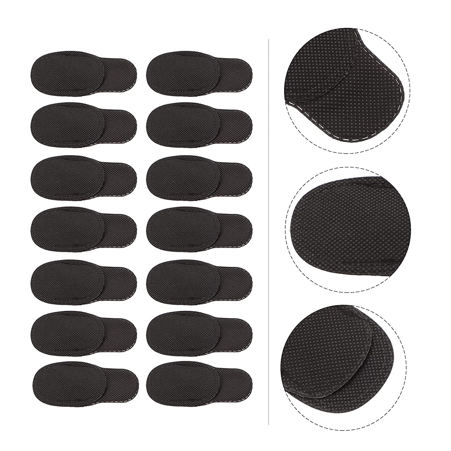 AUGEN Eyepatch for Kids Amblyopia Eye Patches, Kids Eye Patch, Strabismus, Lazy Eye Patch for Children Adults (Black, Pack of 2 Pair) 3