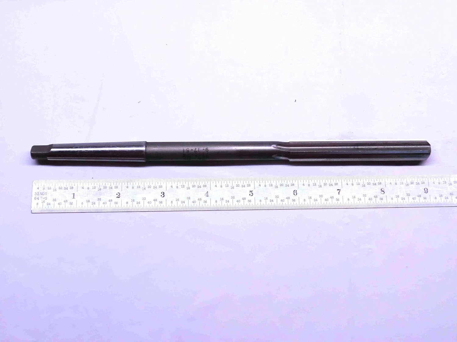 0.5025 OD HSS Reamer MT1 Shank 6 FL .5025 1/2 .5000 +.0025 Oversize - CL0232BD4