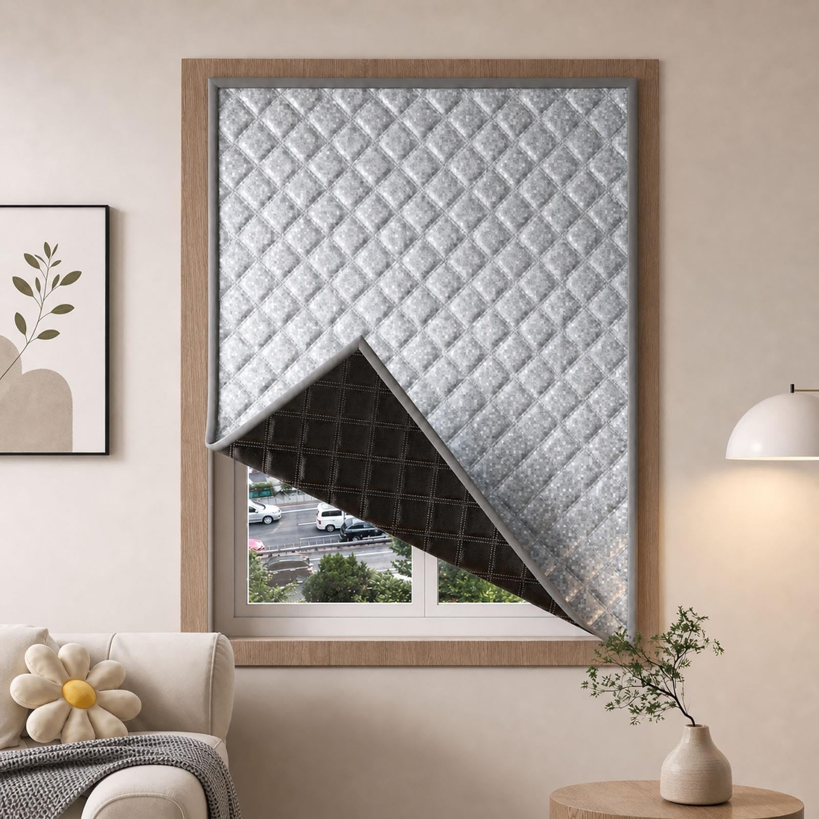 Kit di Isolamento per Finestre Copertura Termica Tenda Isolante Invernale