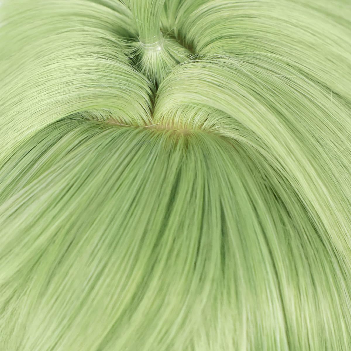 Collei Wig for Men Green Short Wig with Bangs Heat Resistan Synthetic Fiber Hairs for Unisex Adult Halloween Christmas Cos Anime Party Replacement Wigs