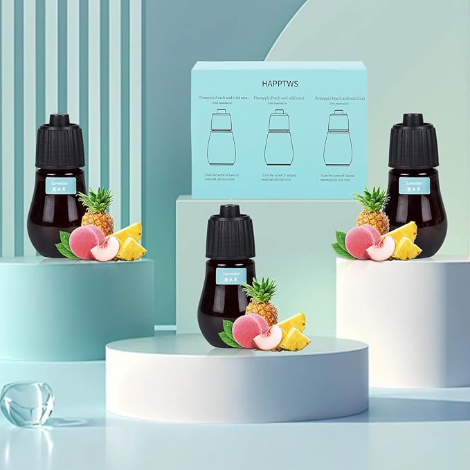 Difusor de Aceites Esenciales Aromaterapia Piña, Durazno, Menta Silvestre miniatura 4