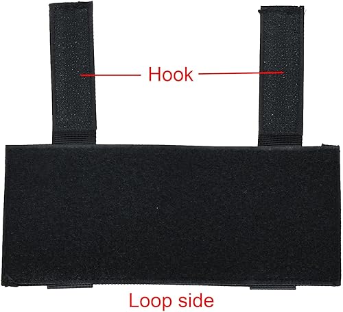 Miniatura 9 de Molle - Panel de conexión de gancho y bucle adaptador para insignias de parche de bricolaje, panel Molle táctico Molle de gancho y bucle para