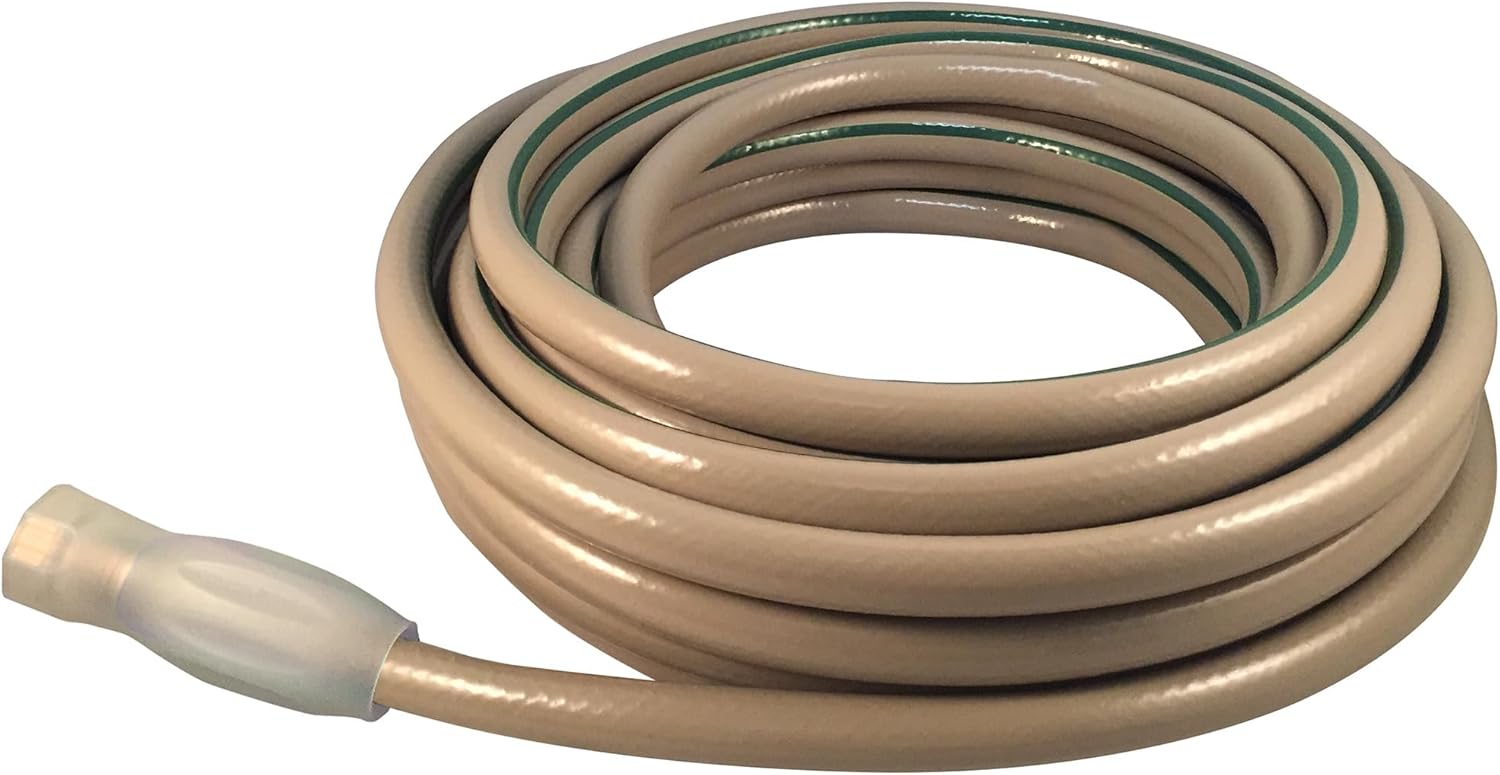 Flexon 5/8" x 150ft Medium Duty Garden Hose – Kink-Resistant, Durable Vinyl, Leak-Proof Couplings, Weather-Resistant, Flexible Water Hose for Lawn, Garden, and Outdoor Use