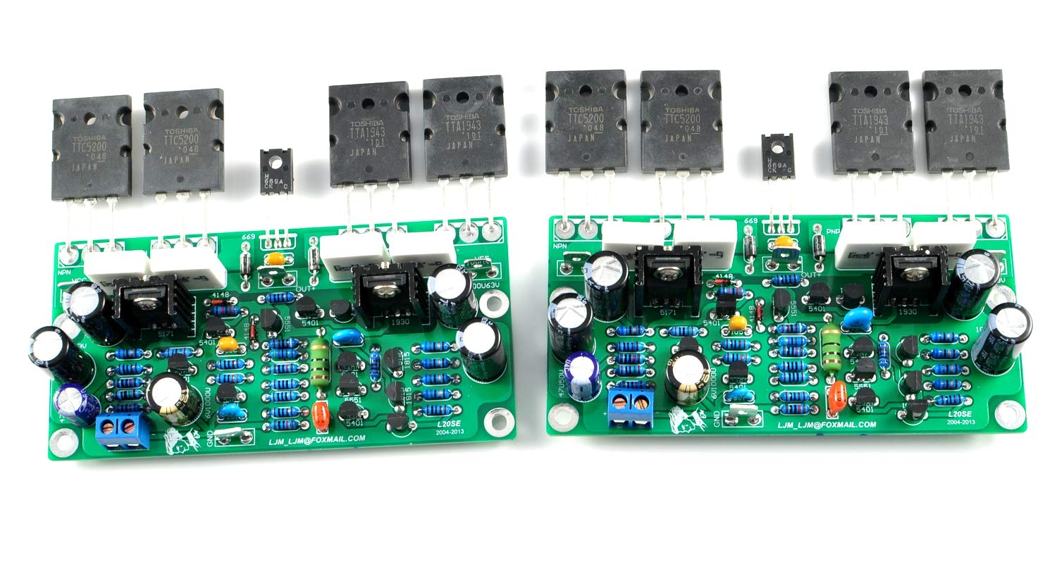 L20 SE L20SE LJM 350W + 350W 4ohm two-channel Amplifier Board 2SA1943 2SC5200