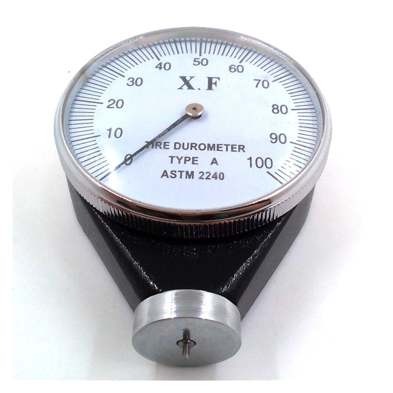 Kit de testeur de dureté des métaux, Testeur de dureté A/O/D 0-100 HA, testeur de dureté des pneus en caoutchouc, for plastique, cire de cuir, duromètre synthétique Shore(Type D)