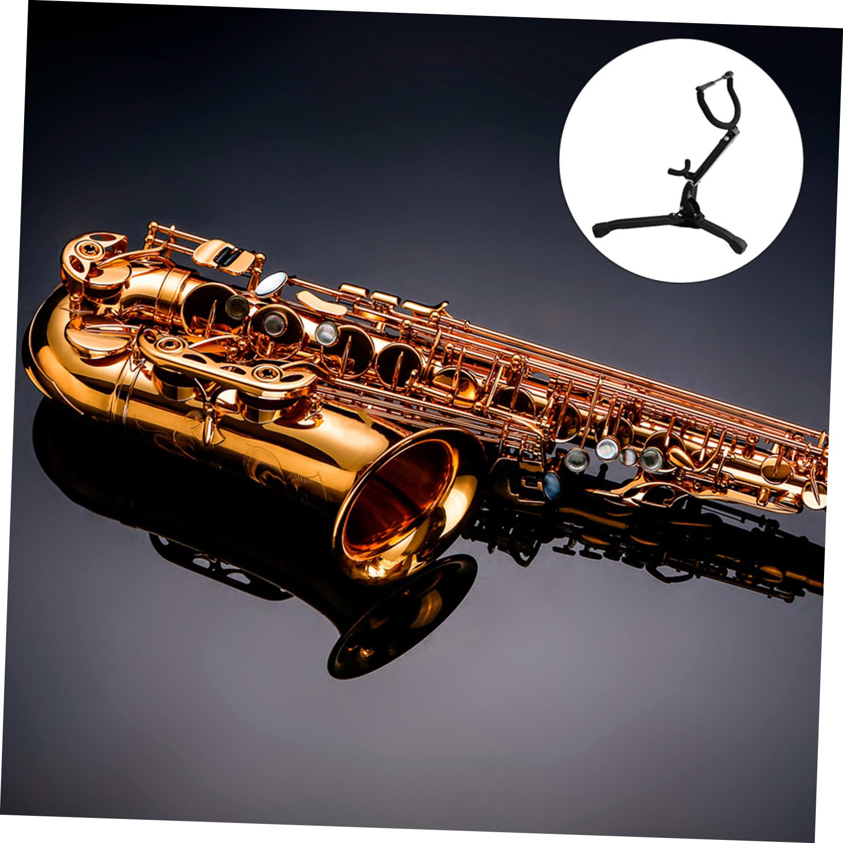 Beaupretty Tenorsaxophon Ständer Aufbewahrungsgestell für Saxophone Präsentationsständer für Tenorsaxophon Saxophon Ständer Saxophone Stand Saxophon Staender
