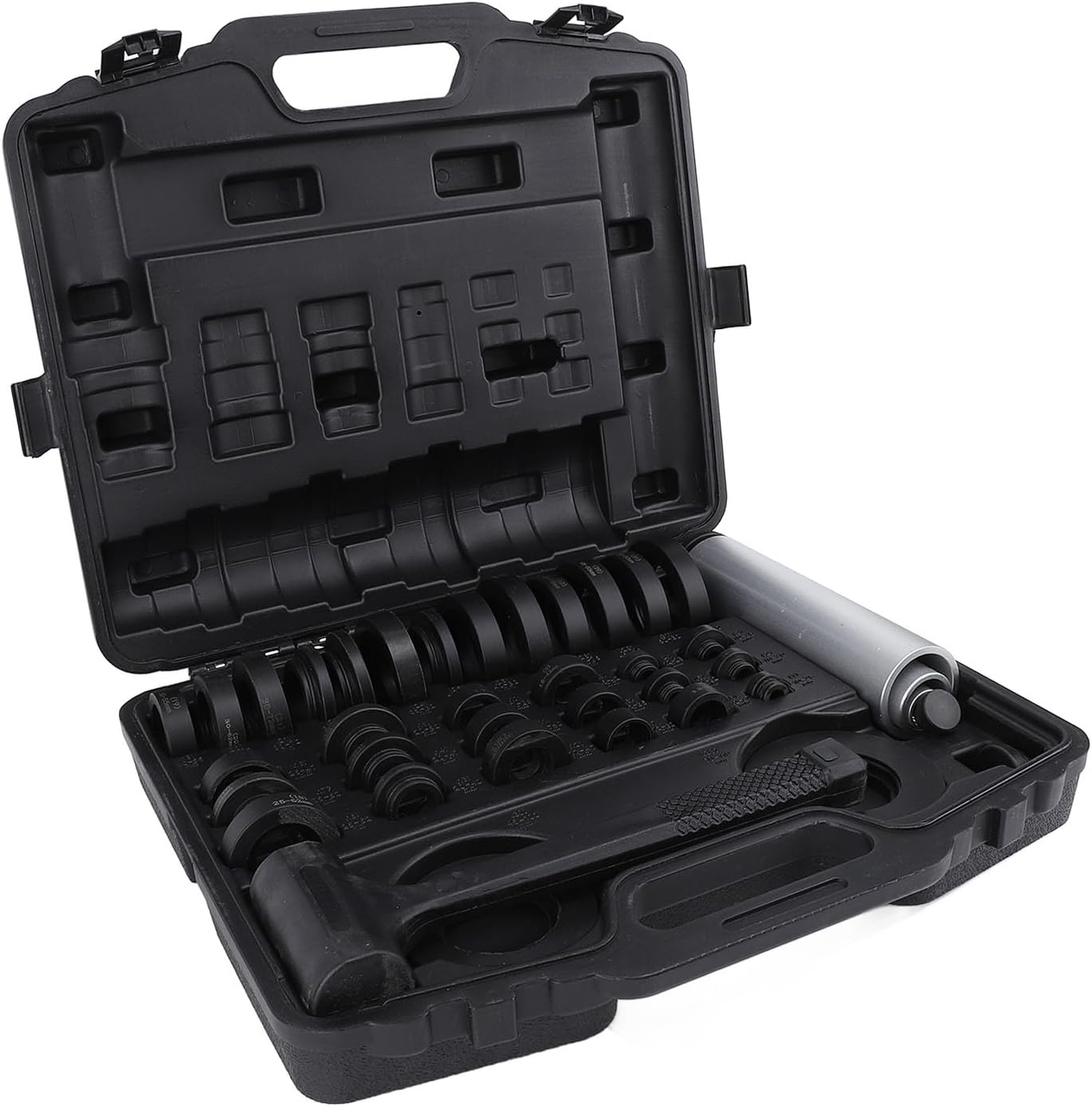 37PCS Bearing Installation Kit, Bearing Installation Tool Set, Oil Installer with Nylon Drift, Metal Sleeves for Bearings Bushings, Includes Storage Box