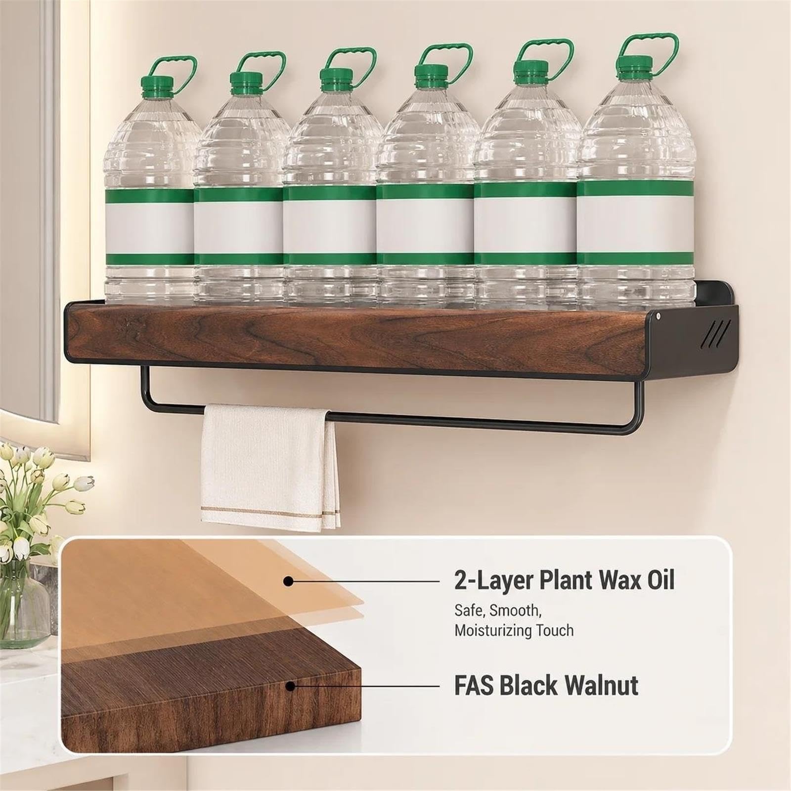 Organisateur de rangement flottant for articles toilette Rangement
