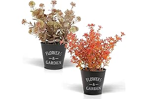 Nubry Fall Potted Fake Plants: Vibrant Fall Foliage for Your Home and Office