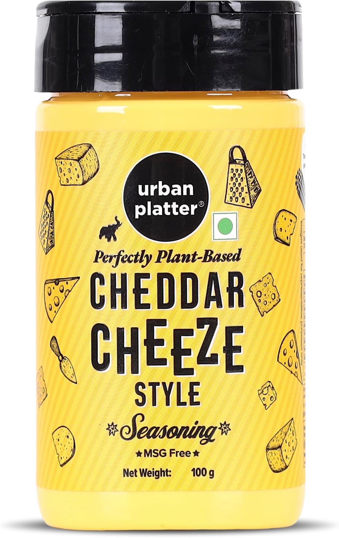 Cheddar Cheese Powder, 100g (an All Purpose Seasoning, Perfect for Pop Corn, Pasta, Fries Seasoning | Dairy-Free)