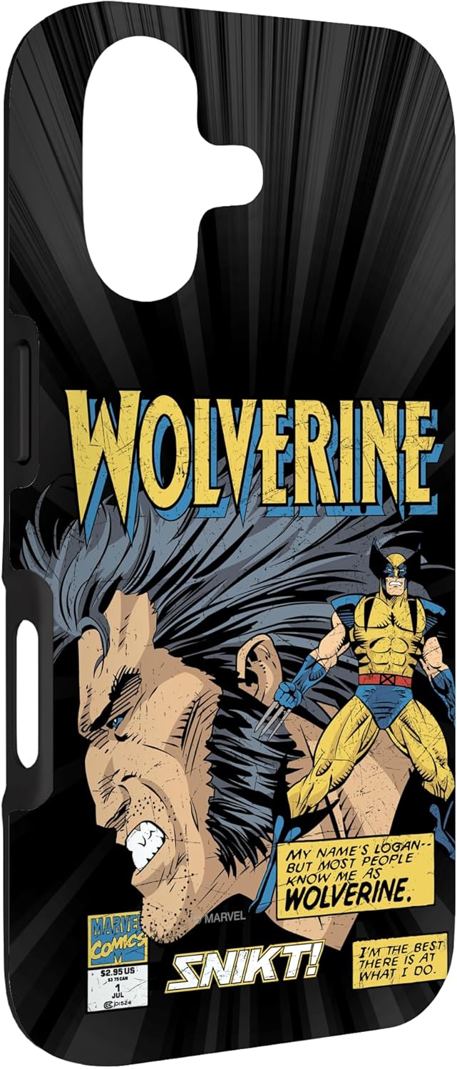 Marvel Comics Wolverine Classic Logan Case for iPhone 17
