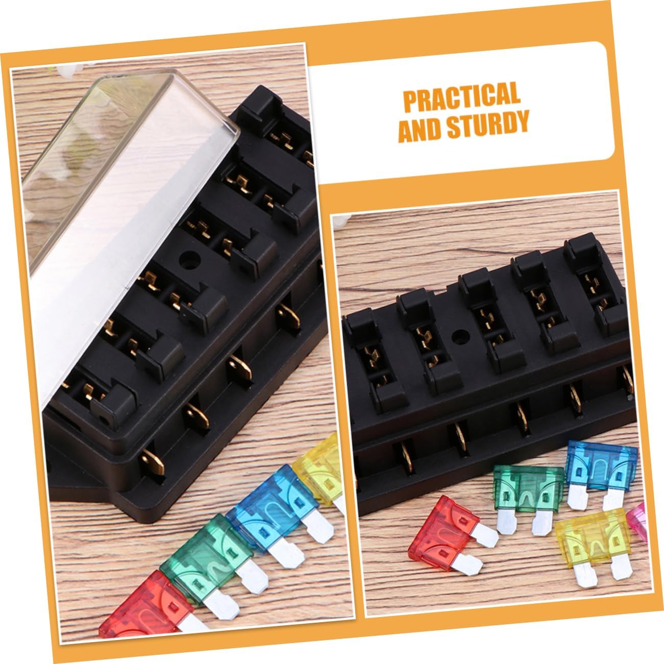 4pcs Way Automotive Fuse Block Replacement for Car Boat Easy Installation Holders Essential Upgrade for Truck Owners