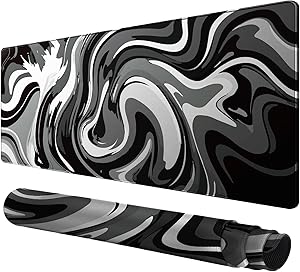 Rcege Large Mouse Pad for Desk – Gaming Mouse Pad with Non-Slip Base Stitched Edges, Desk Mat for Keyboard and Mouse