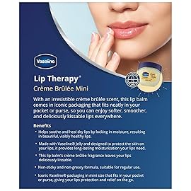 Vaseline Lip Therapy, Creme Brulee 0.25 oz (6 Pack)