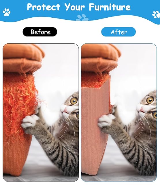 Foto 4 de 8 de Zaxiva Protector para Sofá de Gato, Película Autoadhesiva 800cm x 40cm