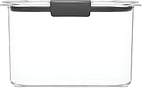 Vista 2 de Rubbermaid Brilliance - Recipiente hermético para almacenar alimentos de despensa, fabricado en plástico sin BPA, capacidad de 7,8 tazas, ideal