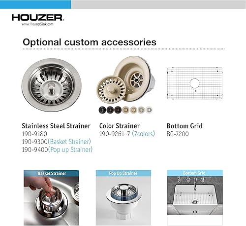 Miniatura 7 de Houzer PTG-4300 Fregadero de cocina