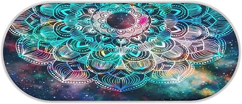 Miniatura 9 de cfpolar Alfombras de baño antideslizantes de girasoles blancos con margaritas blancas, tapete de baño de microfibra absorbente, lavable a máquina,