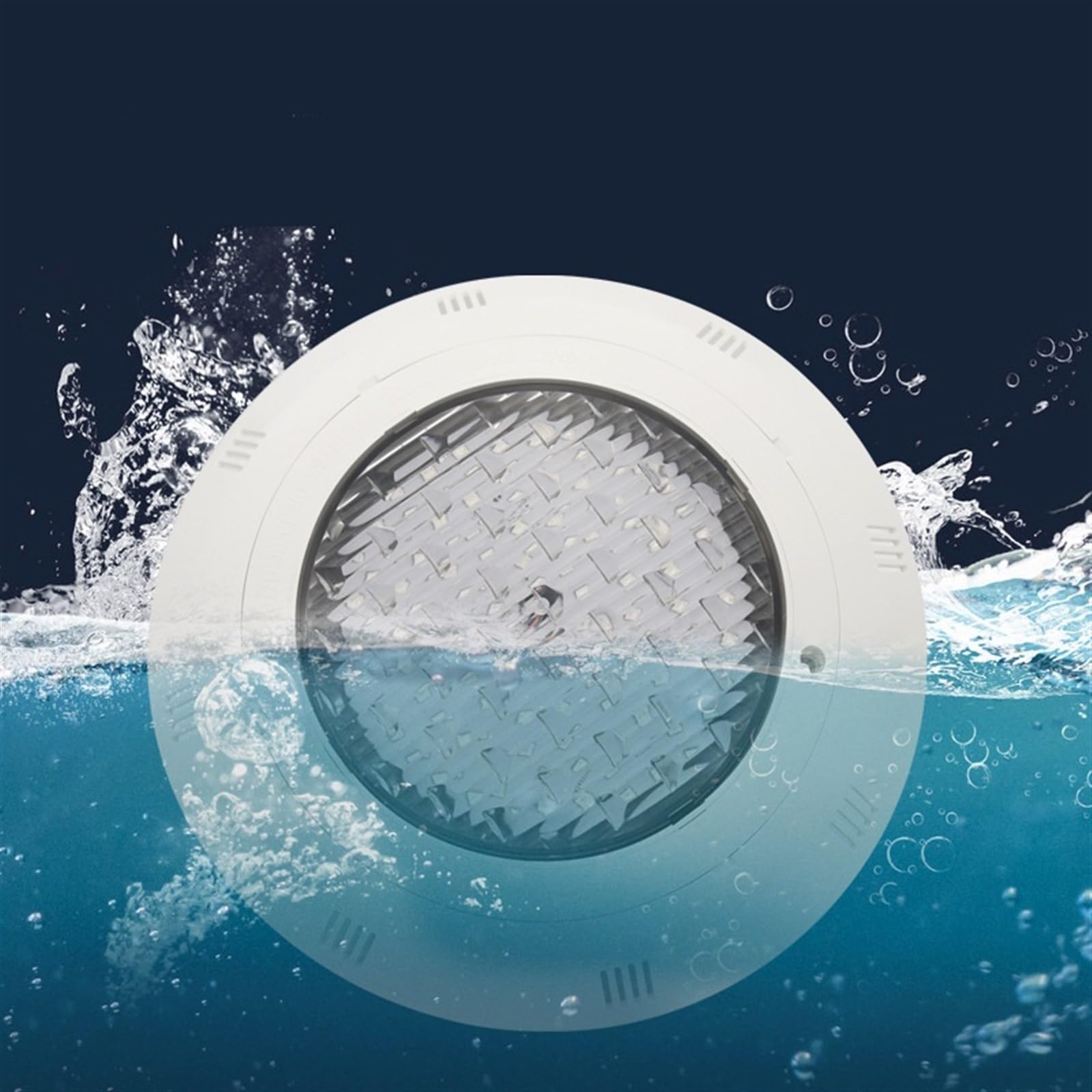 35W montowana na ścianie lampa do basenu lampa do basenu kolorowa bezprzewodowa lampa podwodna RGB ze zdalnym sterowaniem,TrwałE I DłUgotrwałE(Warm White,25W)