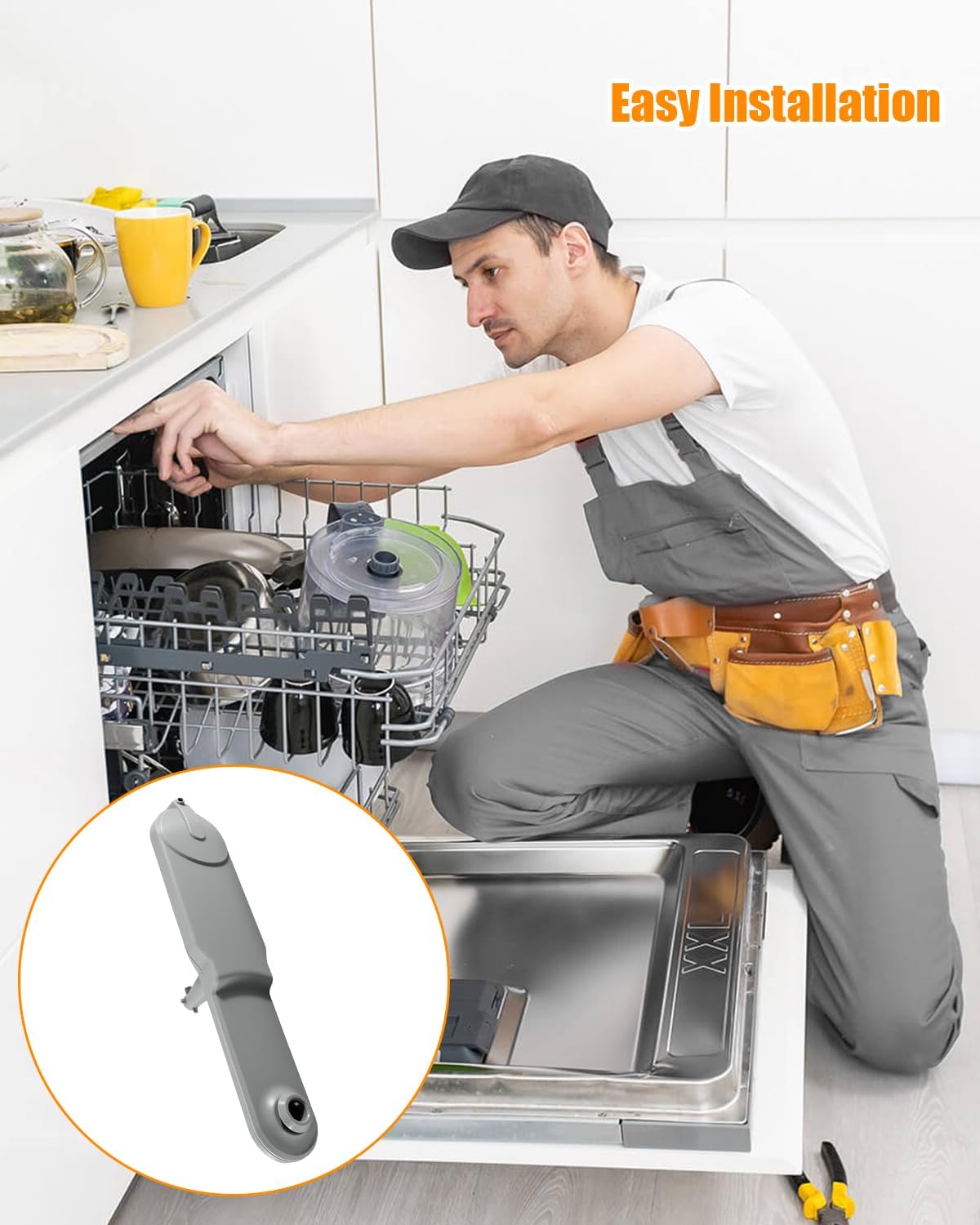 5304517981 Dishwasher Lower Wash Arm Replacement For Frigidaire Dishwashers FGID2468UD0A FGID2468UF2A FGIP2468UF1A FGIP2468UF0A, Fix Dishwasher Door Leaking