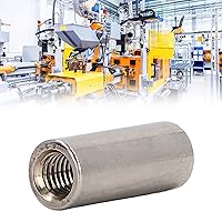 Vista 3 de Tuercas de acoplamiento de acero inoxidable M5, tuerca de conector hembra redonda para conexión