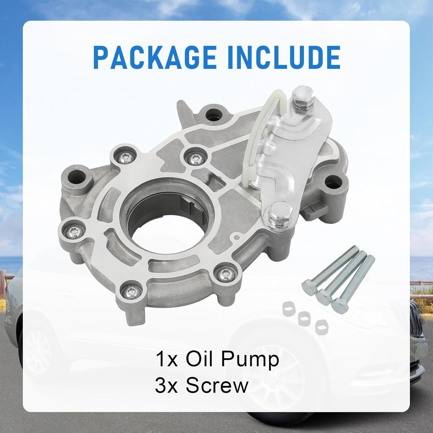 Engine Oil Pump 12640448 replacement for Chevrolet Equinox,Traverse,Impala & Buick Enclave,Lacrosse & Cadillac SRX, CTS & GMC Acadia,Terrain & Pontiac & SAAB & Saturn M353,12584298