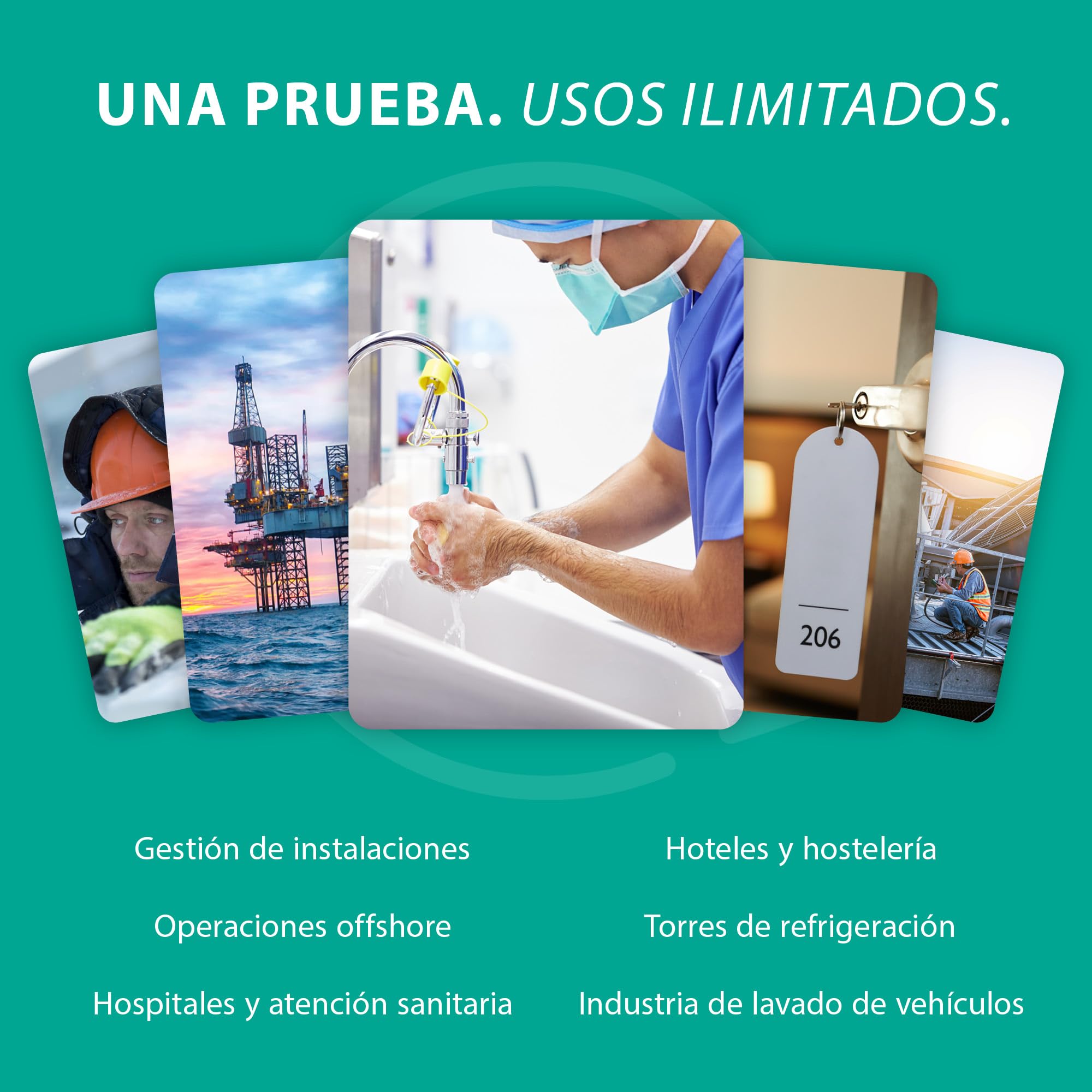 ONE Ultra Legionella Water Test - Kit de prueba única para Legionella pneumophila sg1 | Sensibilidad de 100 CFU/L | Resultados rápidos en el sitio de 25 minutos
