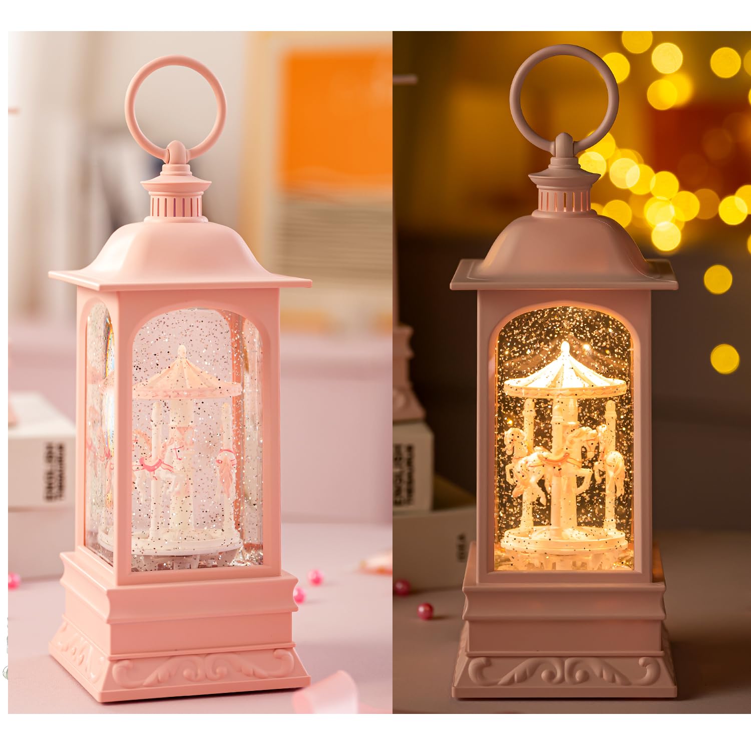 Music Box Carousel Adult Personalised Gifts for Women Best Friend Birthday Christmas Birthday Gift for Women Cool Decoration Funny Gift for Wife Good Buddy Mother's Day (C)