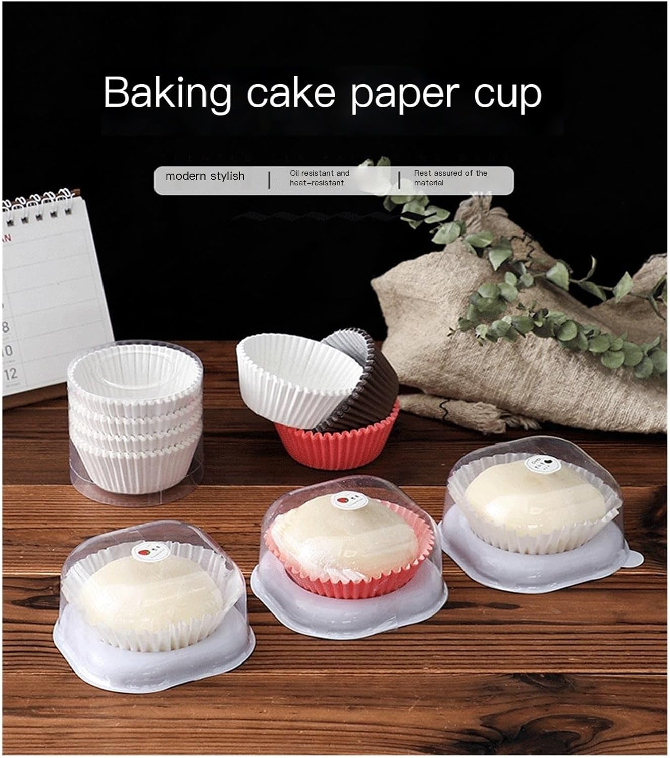 1000-Pack White Paper Candy Cups, Size 4, Glassine Candy Making Cups – 1" Base x 3/4" Wall, Ideal for Candy, Chocolates, and Treats