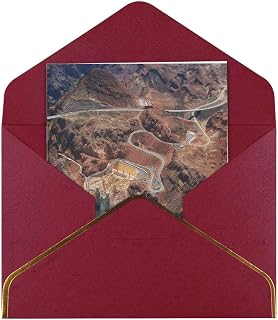 Greeting Card With Envelopes Hoover Dam Rial Party Invitation Card Birthday Card Valentine'S Day Card