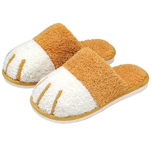 Cat Slippers | Yellow