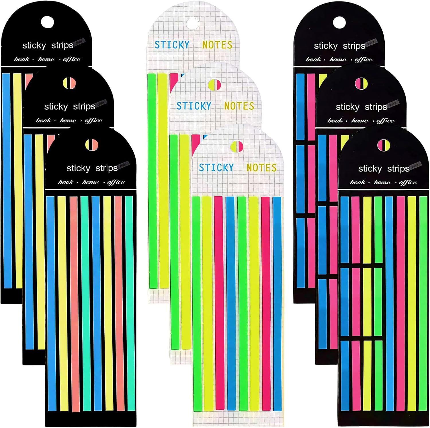 Mesen 1920Pcs Highlighter Tape, Morandi Neon Clear Book