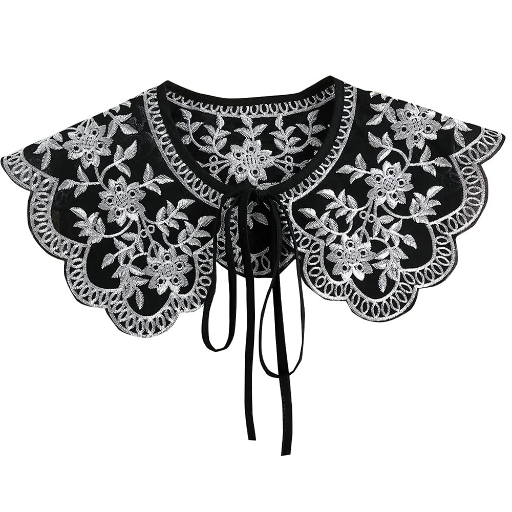 Elegtiskas Half Shirt Blouse Collar Detachable Fake False Collar for Women and Girls