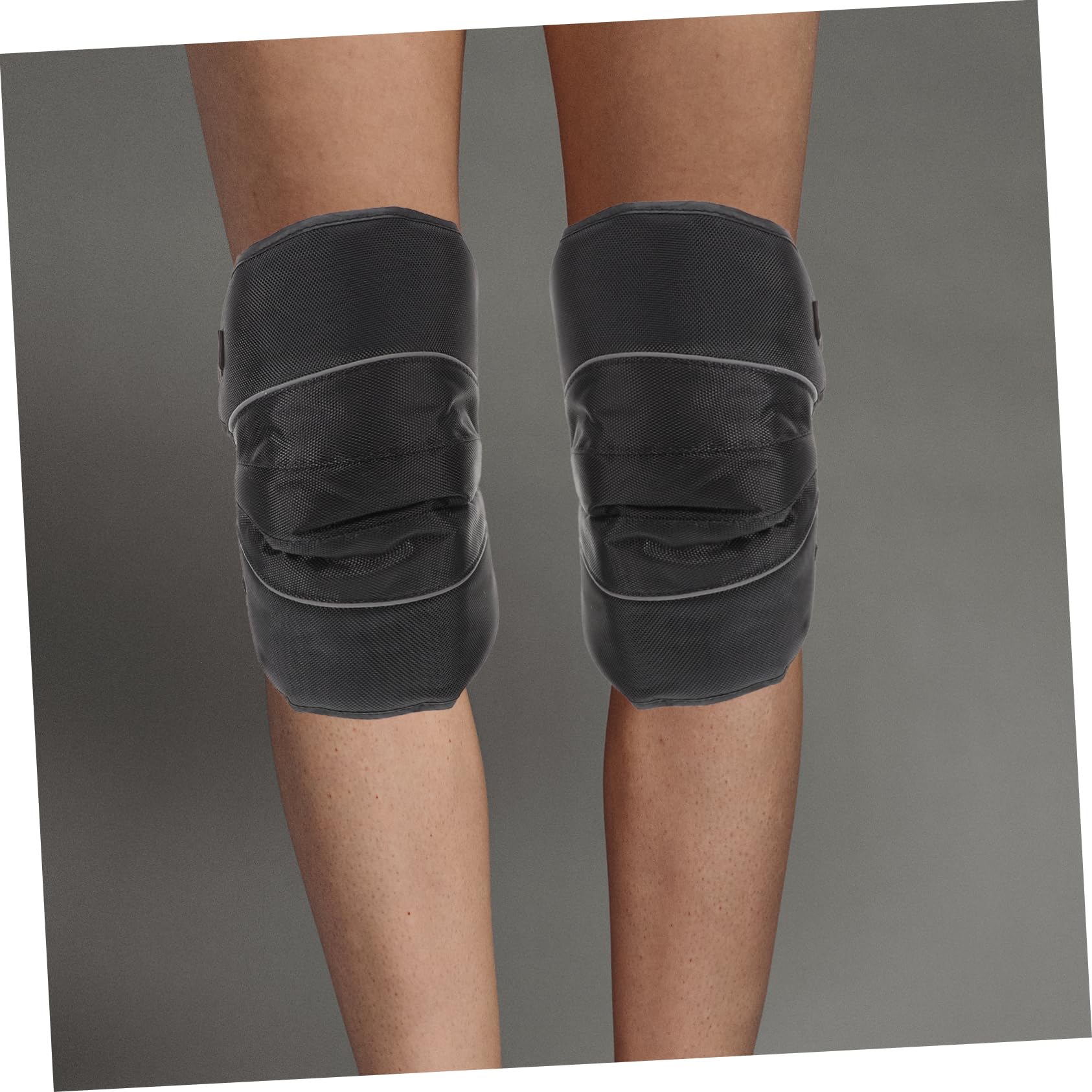 BESPORTBLE Protector De Ciclismo Tamaño Cubrir Deporte Rodilleras Almohadillas Protectoras Equipo De Protección De Ciclismo Patines Cuero Pu Black 2 Piezas X 4