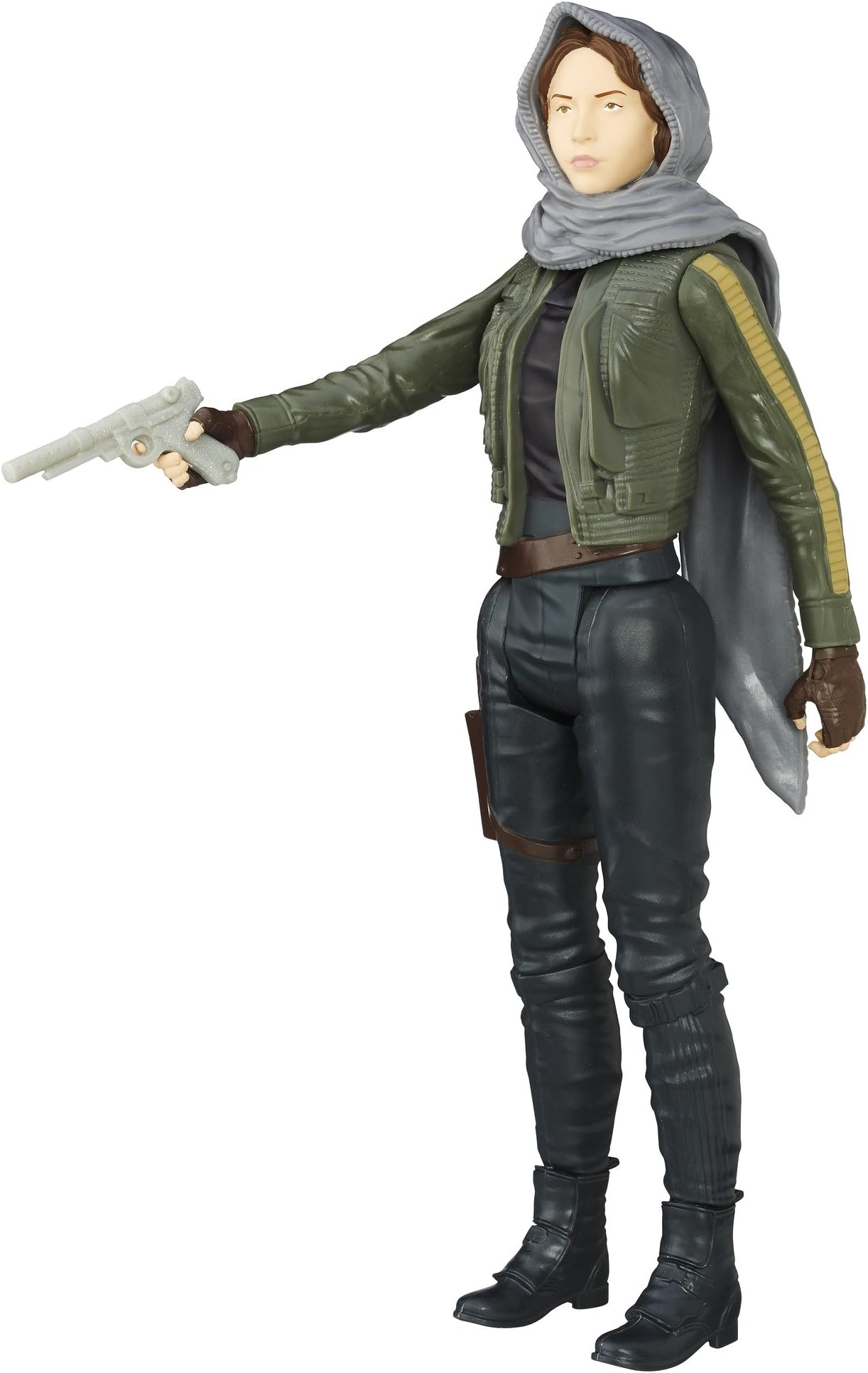 Rogue One 12-Inch Sergeant Jyn Erso Figure, Black/Green, B3908, 2 pack