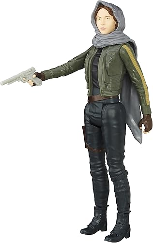 Star Wars Rogue One - Figura de sargento Jyn Erso de 12 pulgadas, negro/verde, B3908, paquete de 2