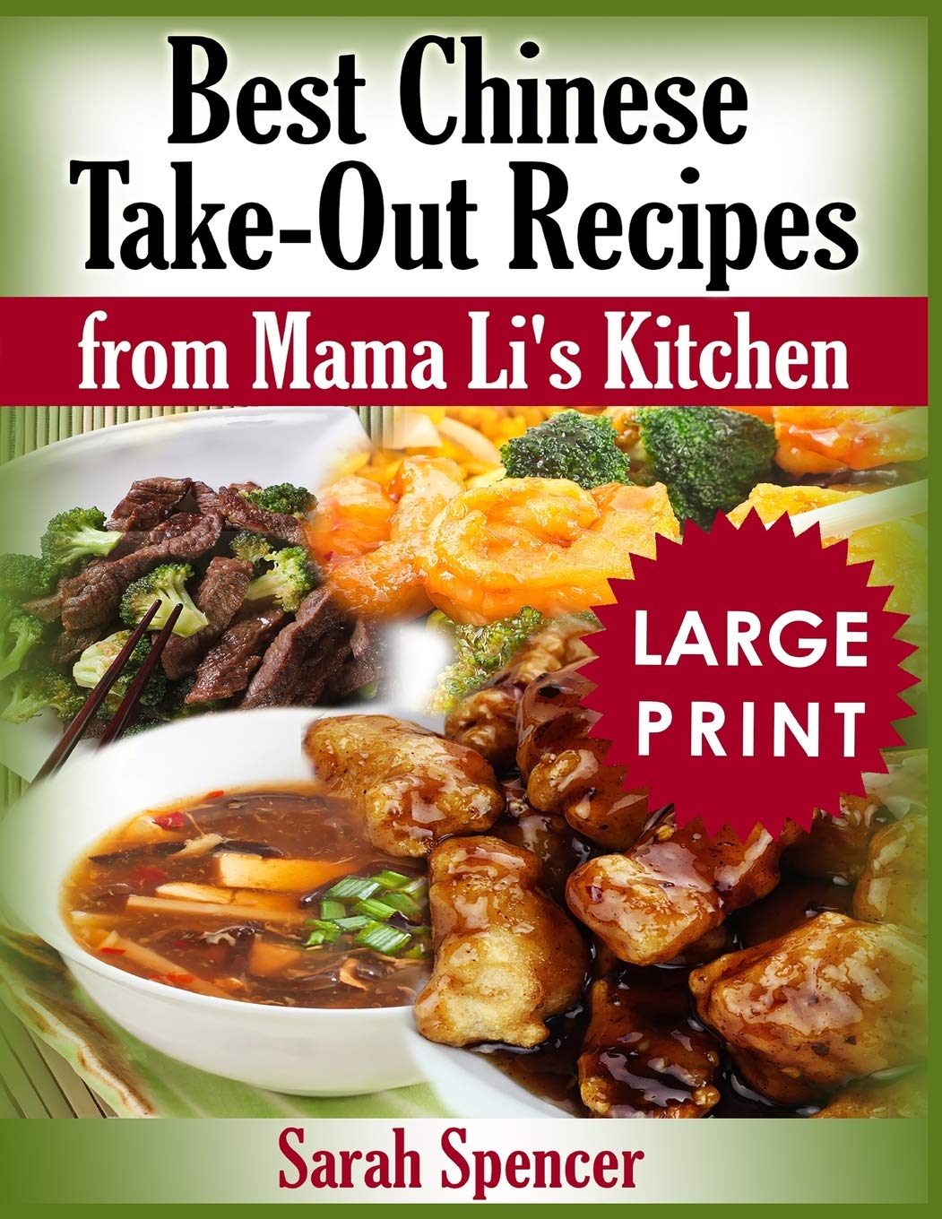 Best Chinese Take-out Recipes from Mama Li's Kitchen: Black and White Edition (Mama Li's Chinese Food Cookbooks)