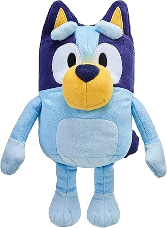 Bluey Sound Effects Talking Stuffed Plush, 13” Soft Musical Toys, Interactive Stuffed Animal with 9 Different Phrases, Musical Toys for Kids