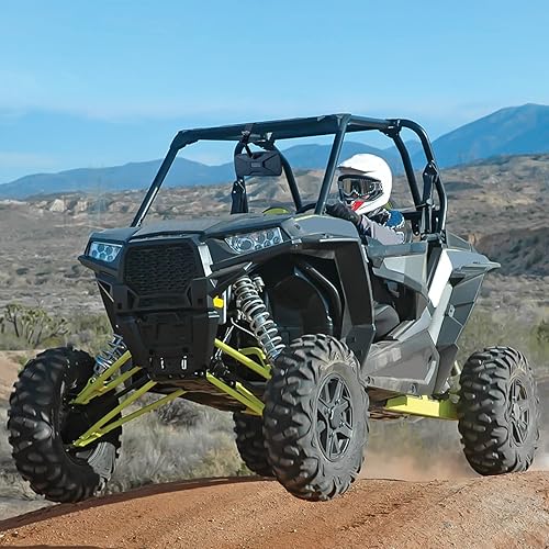 Miniatura 7 de KEMIMOTO Espejo retrovisor UTV, espejo central KEMIMOTO RZR para montaje de barra enrollable de 1.75 a 2 pulgadas, compatible con Polaris RZR 1000